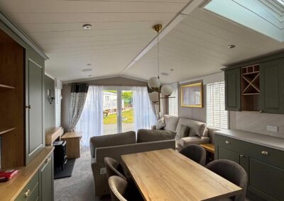 Swift Vendee Lodge open-plan kitchen dining and living area